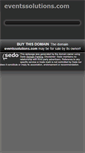 Mobile Screenshot of eventssolutions.com